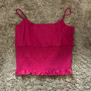 Hot pink tank top